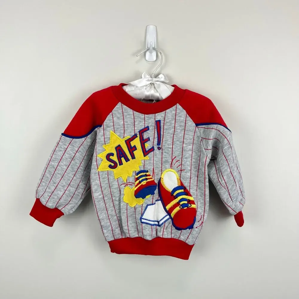 Vintage Me and the Gang Baseball Sweatsuit 3T 4T